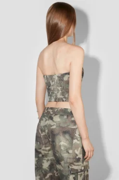 Camo Corset Top