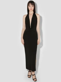 Cowl Neck Maxi Dress