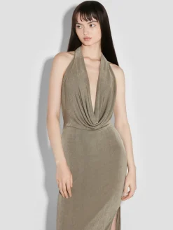 Cowl Neck Maxi Dress