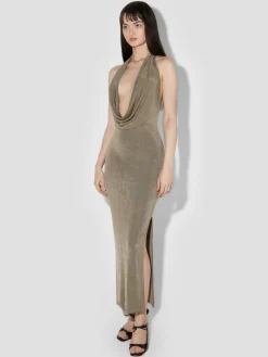 Cowl Neck Maxi Dress