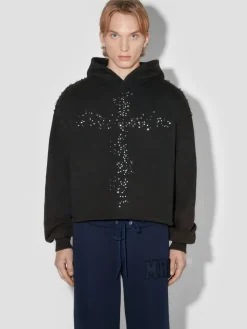 Cross Cropped Hoodie