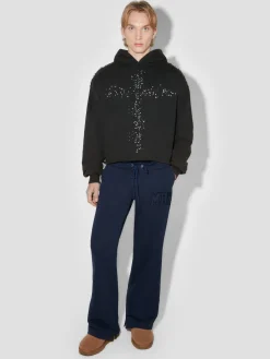 Cross Cropped Hoodie