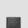 Embossed Monogram Bifold Wallet