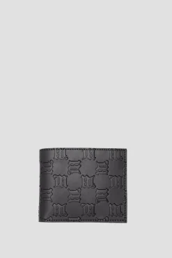 Embossed Monogram Bifold Wallet