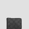 Embossed Zipped Wallet