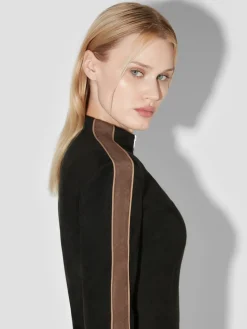 Faux Suede Moto Jacket