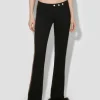 Faux Suede Moto Pants
