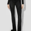 Flock Mesh Sport Flared Pants