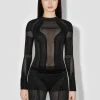 Flock Mesh Sport Longsleeve Top
