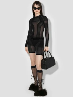 Flock Mesh Sport Longsleeve Top