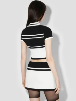 Fluffy Cannes Cropped Polo