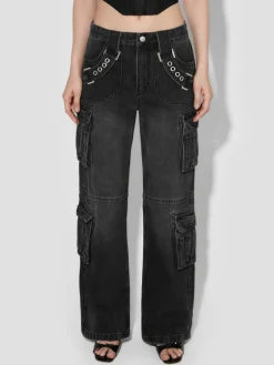 Harness Strap Cargo Trousers