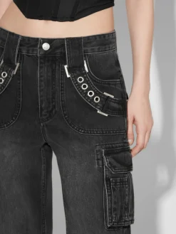 Harness Strap Cargo Trousers