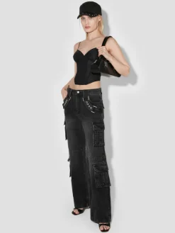 Harness Strap Cargo Trousers