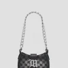 Jacquard Monogram Chain Shoulder Bag Mini