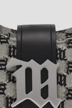 Jacquard Monogram Crossbody Bag Small