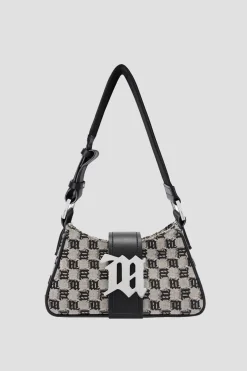 Jacquard Monogram Shoulder Bag Small