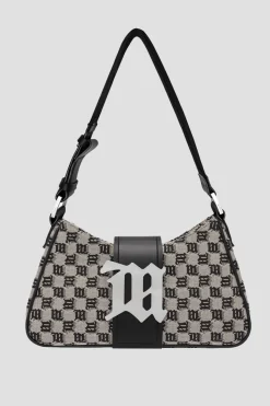 Jacquard Monogram Shoulder Bag Medium