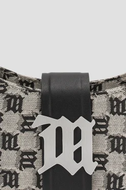 Jacquard Monogram Shoulder Bag Mini