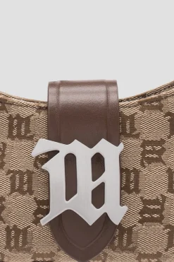 Jacquard Monogram Shoulder Bag Mini
