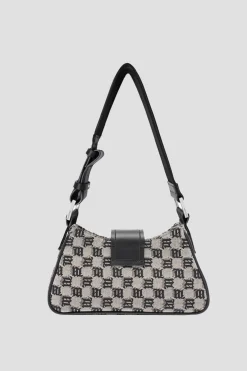 Jacquard Monogram Shoulder Bag Small
