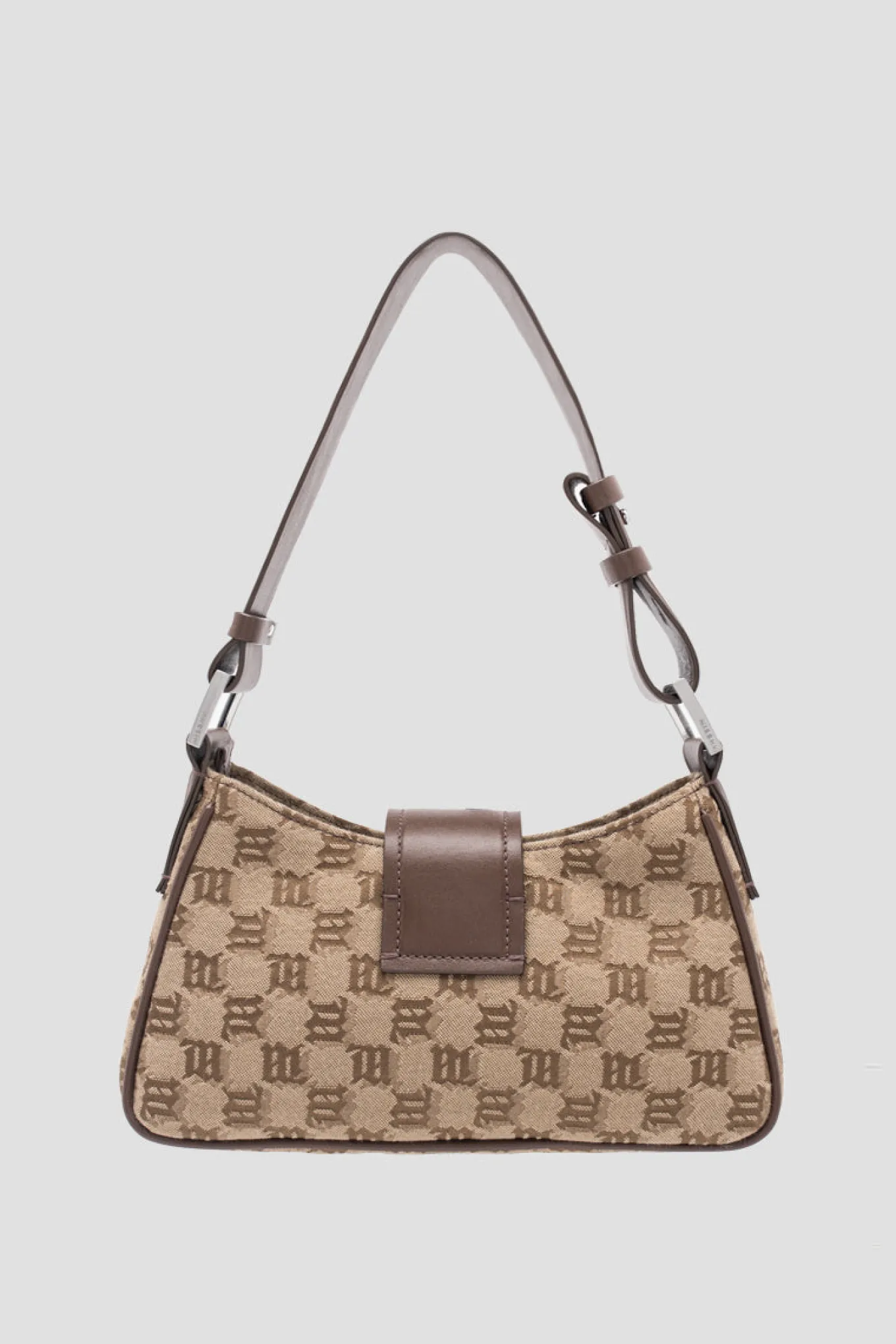 Jacquard Monogram Shoulder Bag Small