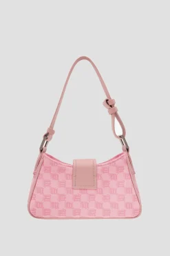 Jacquard Monogram Shoulder Bag Small