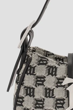 Jacquard Monogram Shoulder Bag Mini