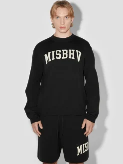 Knitted Varsity Crewneck
