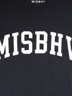 Knitted Varsity Crewneck