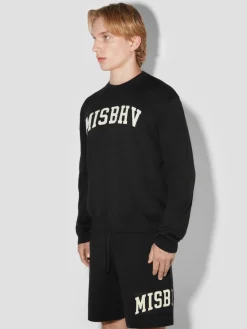 Knitted Varsity Crewneck