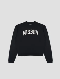 Knitted Varsity Crewneck