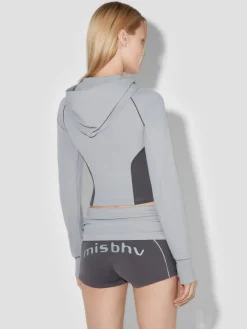 Lycra Zipped Hoodie