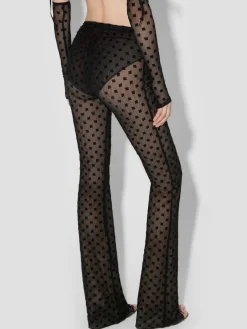 Mesh Monogram Trousers