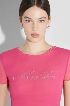Misbhv Crystal Mesh Baby T-Shirt