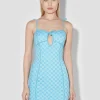 Monogram Coquette Mini Dress