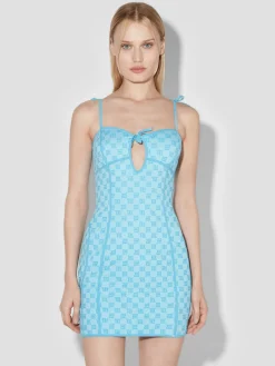 Monogram Coquette Mini Dress