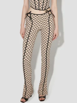 Monogram Coquette Pants