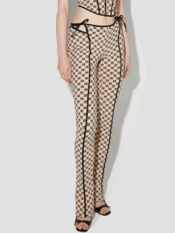 Monogram Coquette Pants
