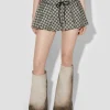 Monogram Jacquard Canvas Mini Skirt