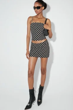 Monogram Mini Skirt