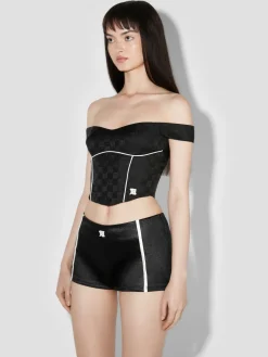 Monogram Nylon Corset Top