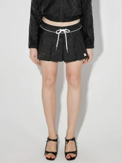 Monogram Nylon Mini Skirt