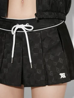Monogram Nylon Mini Skirt