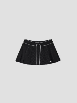 Monogram Nylon Mini Skirt