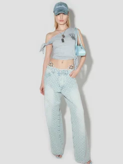 Monogram Ocean Washed Jeans