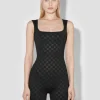 Monogram Short Bodysuit