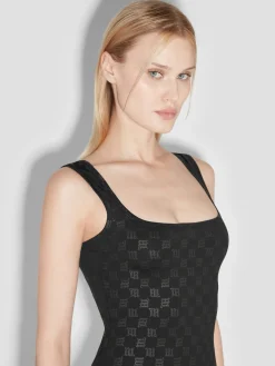 Monogram Short Bodysuit