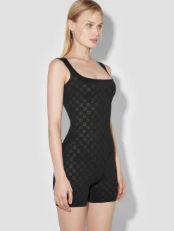 Monogram Short Bodysuit