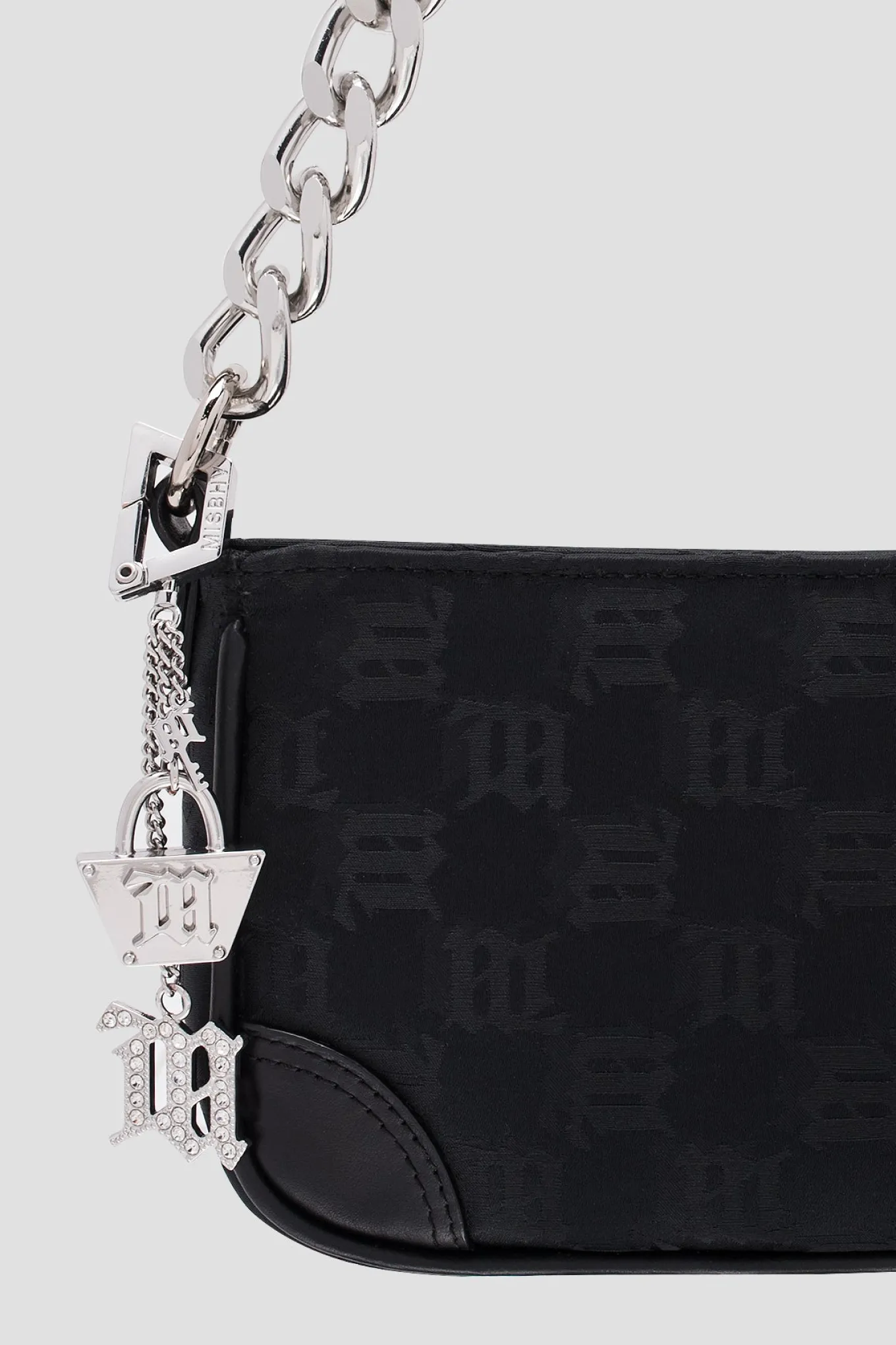 Nylon Monogram Chain Babe Bag